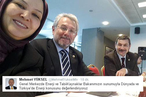 Yüksel ve Dalbudak’tan toplantı selfiesi