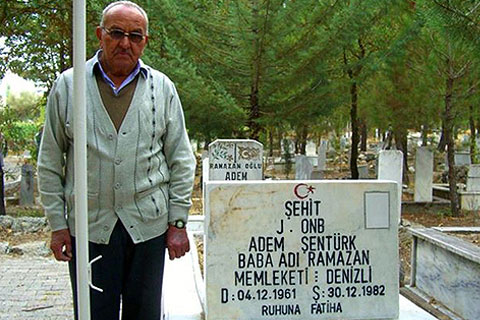 Şehit babası kaza kurbanı