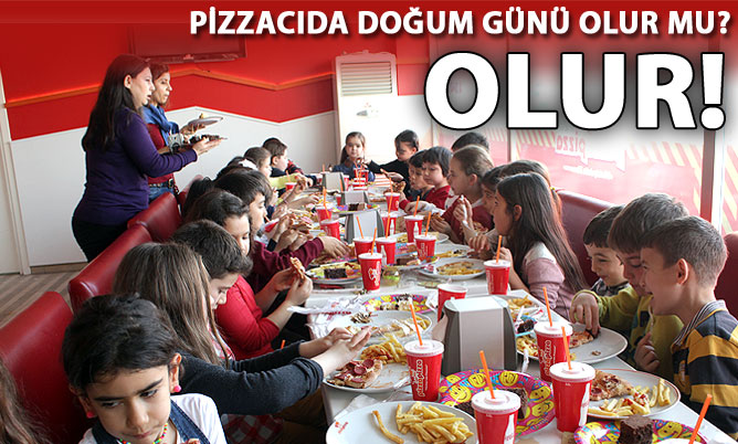 HEM PİZZAYA HEM PASTAYA DOYDULAR Denizli Haber