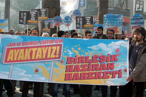 Bilimsel ve laik eğitim için toplandılar