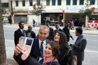 “Başkan’la birlikteyiz” selfiesi