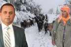 DAĞDA MAHSUR KALAN ÇOBAN VE KEÇİLERİ KURTARILDI