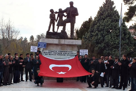 Çivril’de zam protestosu