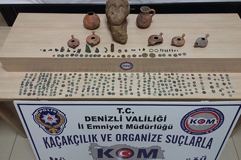 Polisten tarihi eser operasyonu