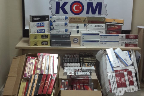3 işyerine kaçak sigara operasyonu