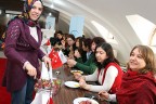 Salata yediler sağlıklı beslenme çağrısı yaptılar