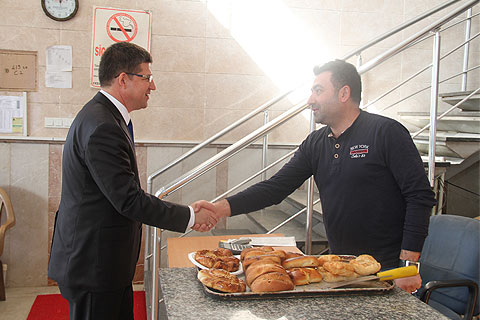 Subaşıoğlu esnaf ziyaretinde