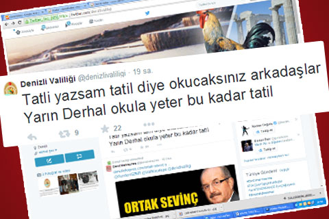 Denizli Valiliğinden sahte twitter uyarısı