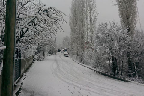 ÇAMELİ’DEN KAR MANZARALARI