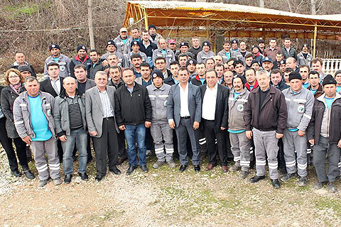 Başkan Akcan’dan teşekkür yemeği