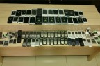 Kaçak cep telefonu operasyonu