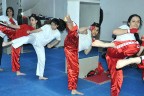 Kadınlar şiddetten kick boks ile korunacak