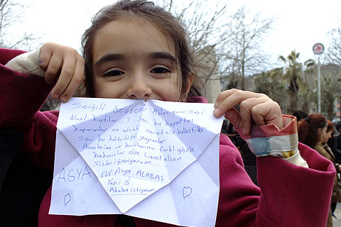 Elif Asya’dan Özgecan Abla’sına mektup