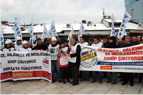 Mimar ve Mühendisler Ankara’ya yürüyor