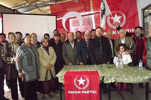 Vatan Partisi’ne 250 kişi katıldı