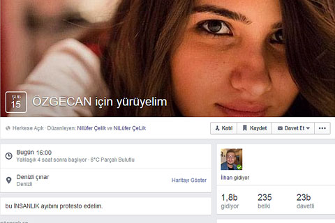 Denizli Özgecan için toplanıyor