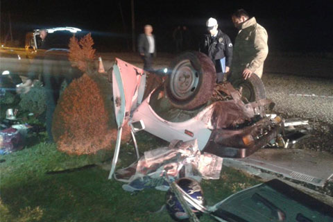 Bekilli’de korkunç kaza 2 ölü