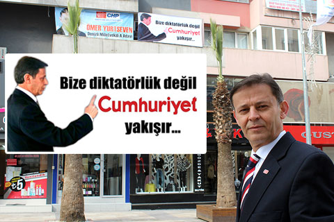 Erdoğan’ın ziyareti öncesinde afişli mesaj