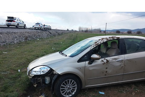 2 kaza, 4 yaralı