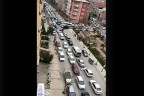 Bir kavşak bütün trafiği felç etti