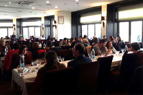 Harita mühendisleri kahvaltıda buluştu