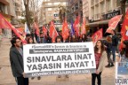 Liselilerden YGS protestosu