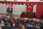 Oğuz müdürlerle buluştu
