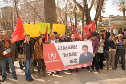 Denizli’de Öncü Gençlik’ten Aykutalp Avşar eylemi