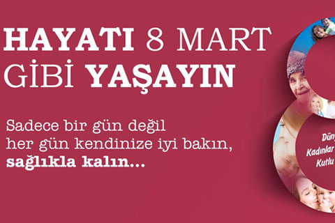 TEKDEN’DEN KADINLARA 8 MART JESTİ