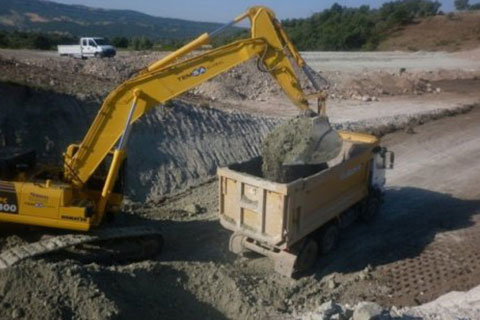 Gölet inşaatında ölüm