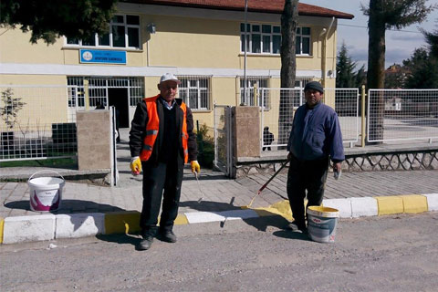 Çameli’de refüjler sarı-beyaz oldu