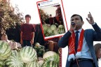 CHP İl Başkanı Çavuşoğlu karpuz tezgahında