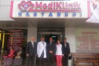 Vali Kocatepe’den Mediklinik Hastanesi’ne ziyaret