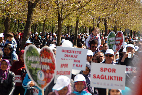 Obeziteye karşı binler ayaklandı