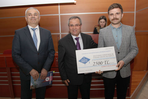 Süleyman Yaman Koçak Ödülü Tolgahan Aydıner’in