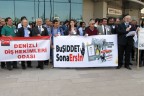 Sağlıkta şiddeti protesto ettiler!