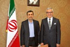 HASAN KORKMAZCAN İRAN’DA AHMEDİNEJAD İLE GÖRÜŞTÜ