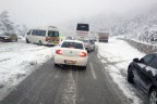 Denizli’ye Nisan’da kar yağdı