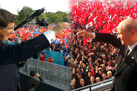 Bahçeli ve Davutoğlu Denizli’ye geliyor