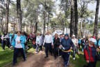 Sağlık için yürüdüler