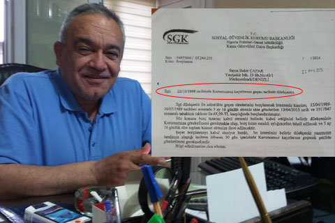 Dilekçeye 16,5 yıl sonra gelen cevap