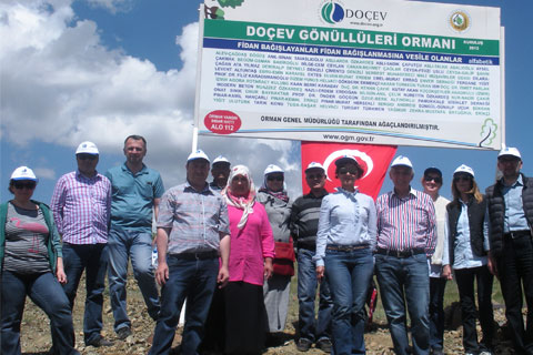 DOÇEV’den 4 hatıra ormanı daha