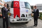 Merkezefendi’den Tavas’a çöp kamyonu
