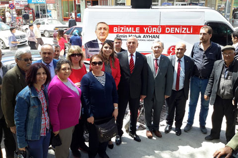 MHP’li Ayhan ve Birtürk Çivril turunda