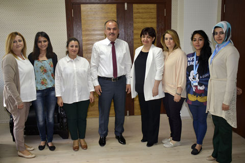 KADEM’DEN BAŞKAN GÜRLESİN’E ZİYARET