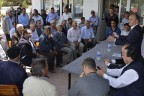 Gürlesin 12 mahalleyi ziyaret etti