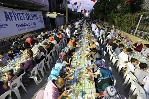 İftar sofrası Sevindik’te kuruldu