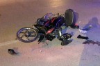 MOTOSİKLET İLE OTOMOBİL ÇARPIŞTI: 1 YARALI