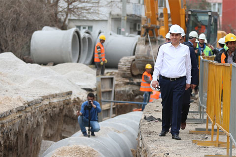 5 mahallede çalışmalar sürüyor