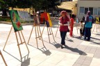 Gençlik merkezi öğrencilerinden resim sergisi
